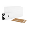 Mailer envelopes with matt black or matt white hot foil stamping 