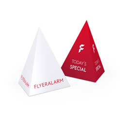 Pyramid tent cards