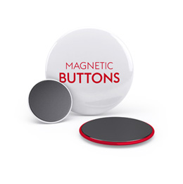 Magnetic buttons