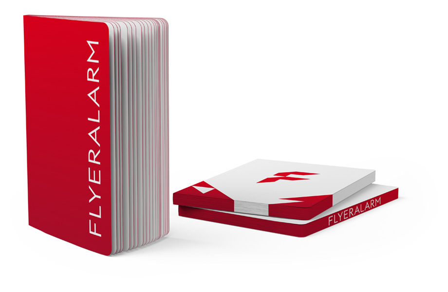 Notizbücher, Buchschnitt bedruckbar