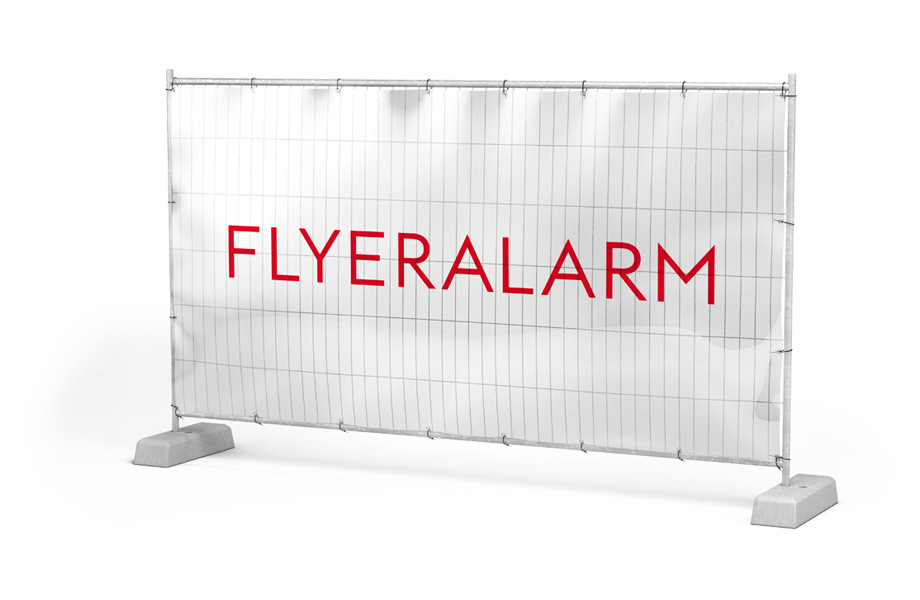 Planen Fur Bauzaune Gunstig Und Schnell Bei Flyeralarm