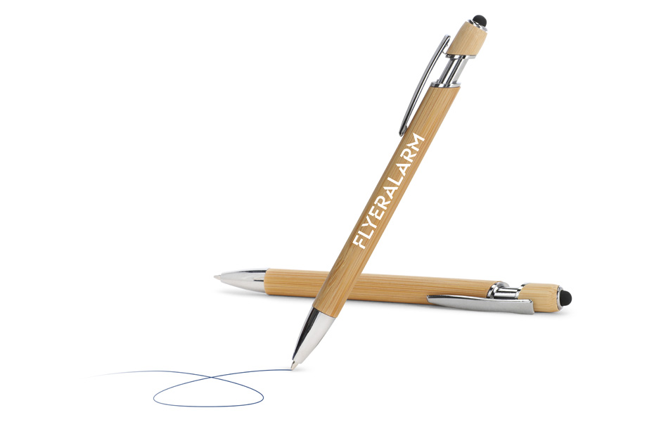 Bolígrafos de bambú con lápiz