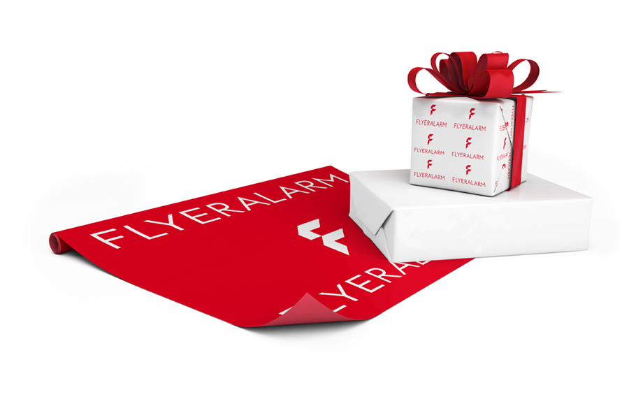 Geschenkpapier auf Rolle