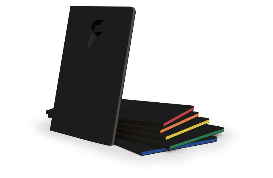 Notizbücher Softcover Farbschnitt
