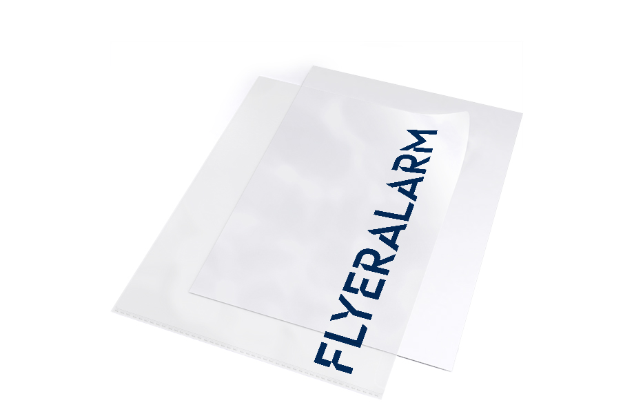 Fundas transparentes, impresas