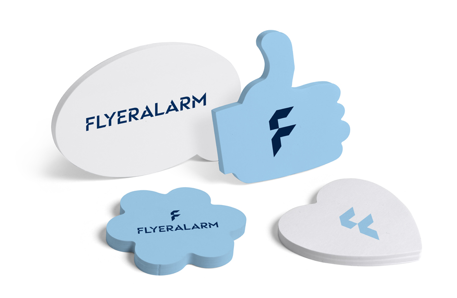 Memoblokken met stansvorm