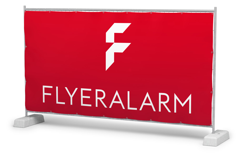 Planen Fur Bauzaune Gunstig Und Schnell Bei Flyeralarm