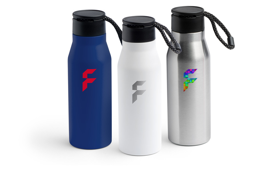 Botellas termo con lazo de transporte