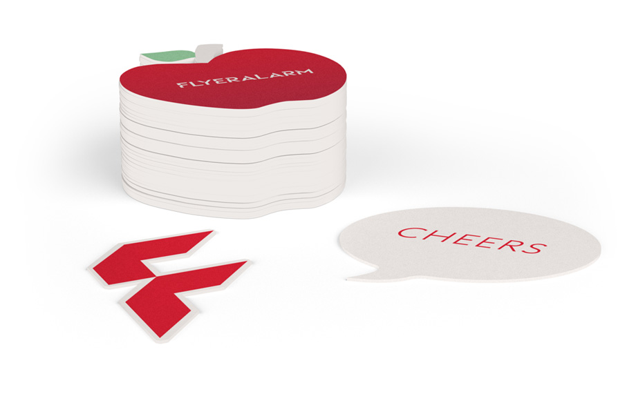 Bierviltjes contourgesneden