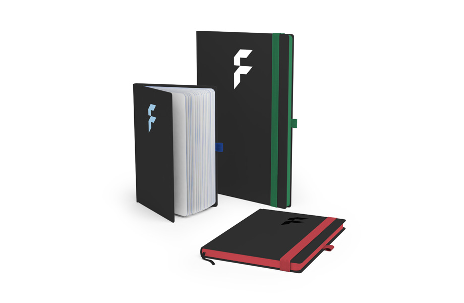 Notizbücher Hardcover Farbschnitt