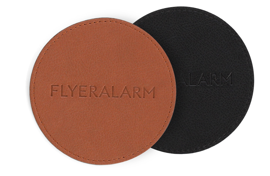 Bordskånere af imiteret læder af æble