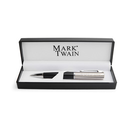 Penne Mark Twain con astuccio in acrilico