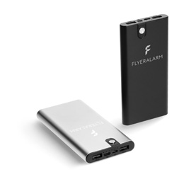 Powerbank in alluminio da 10.000 mAh