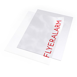 Impression en ligne de pochettes plastiques transparentes - FLYERALARM