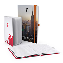 In zoomen evenwicht klap Gebruiksvriendelijk notitieboek bedrukken | FLYERALARM