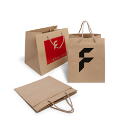 Kraft Paper Bags with Wide Bottom