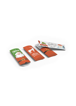 Pillow Packaging with Christmas Layout