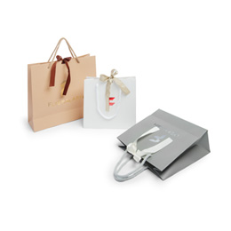 Paper Gift Bags with Ribbon