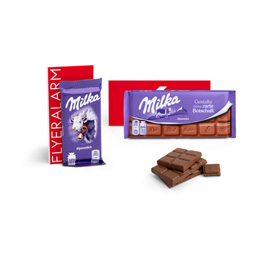 Milka Alpine Milk Chocolate with Promotional Packaging