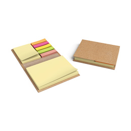 Sticky Notes Sample in Cork Cover