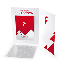 Tasche adesive triangolari trasparenti - Stampa con FLYERALARM