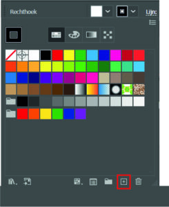 Steunkleur aanmaken in Illustrator