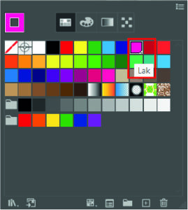 Steunkleur lak aanmaken in Adobe Illustrator