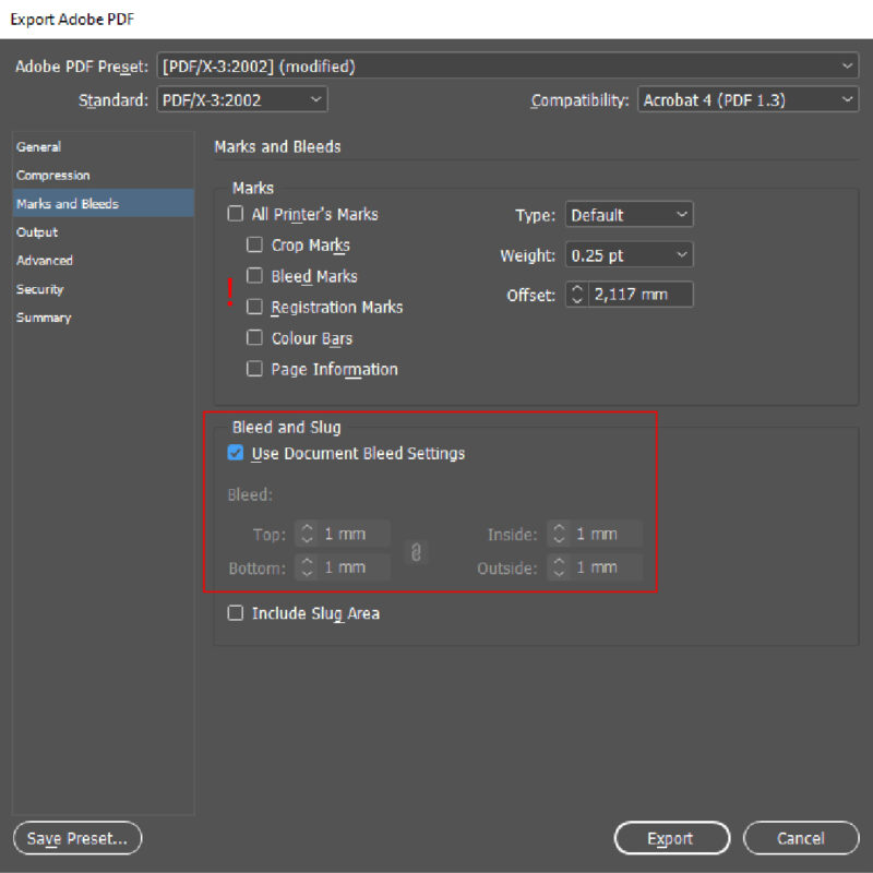 Fil Icono En Indesign Gör en tryckklar fil i InDesign