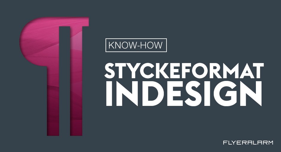 Styckeformat i InDesign