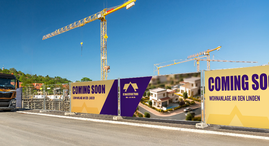 FLYERALARM Blog Titelbild Planen für Bauzäune