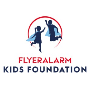 Logo der FLYERALARM Kids Foundation