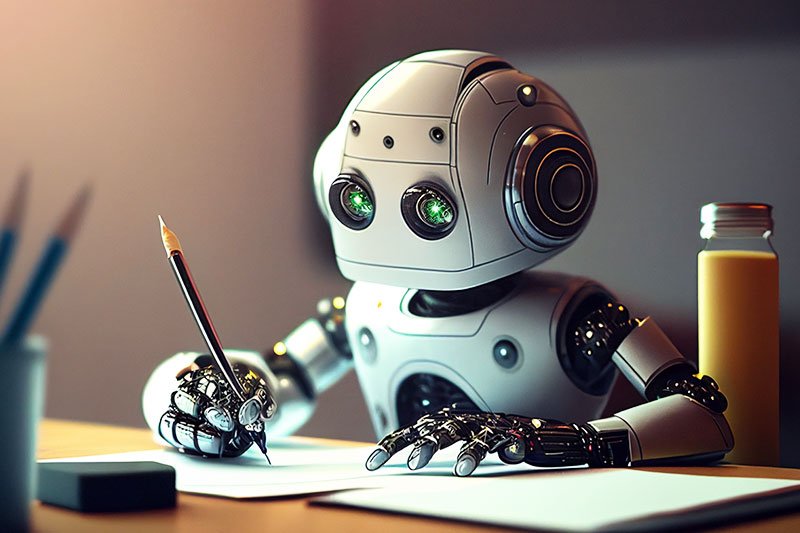 Arbeiten mit KI - schreibt ein Roboter jetzt Texte?