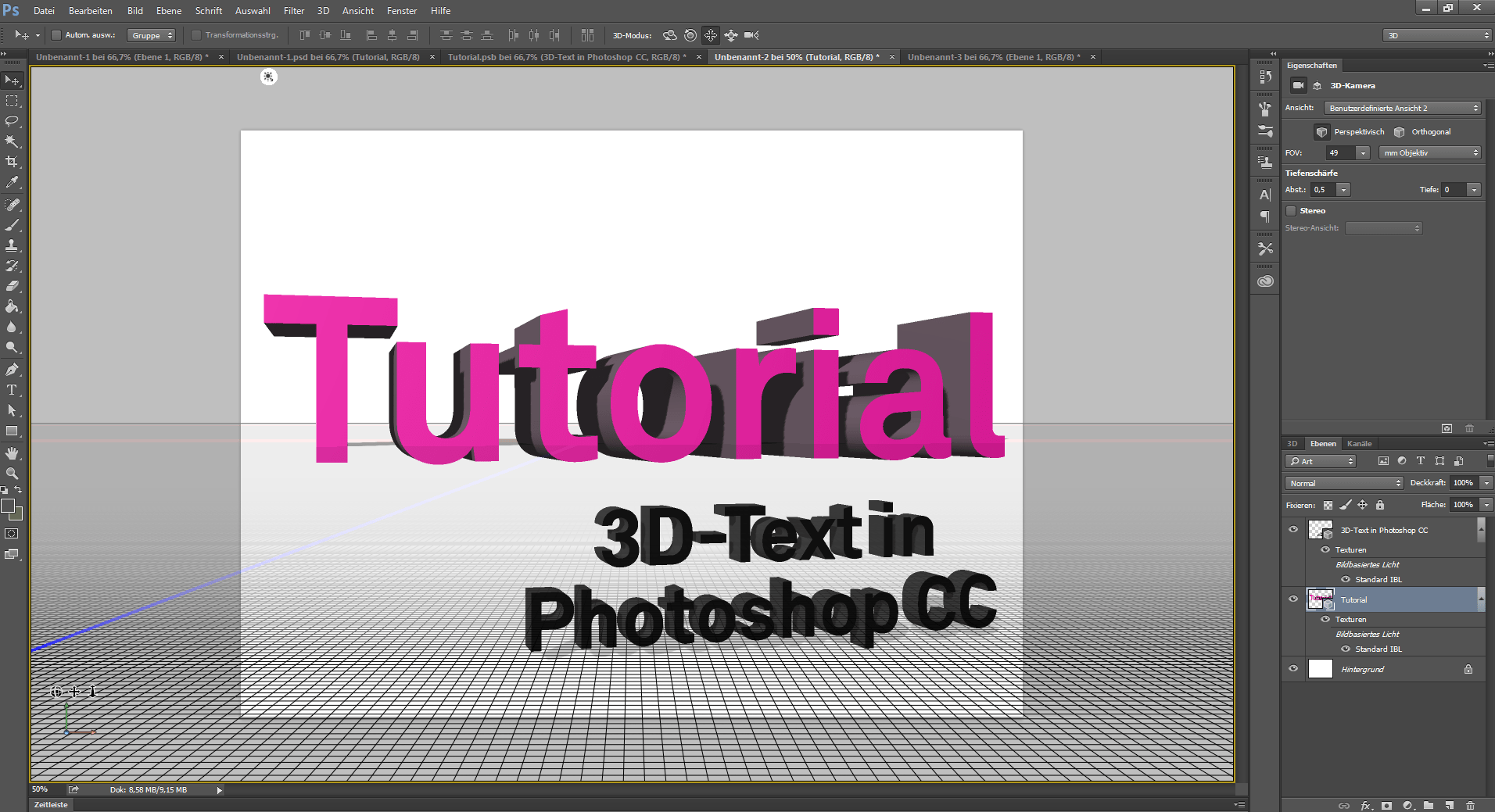 3d Text Erstellen Mit Photoshop Cc Flyeralarm