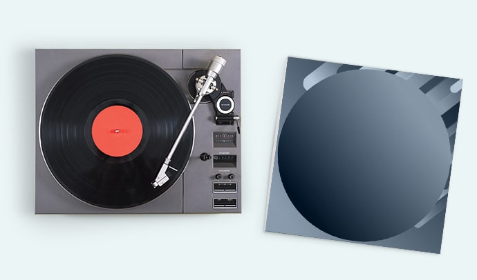 LP-Hüllen für Schallplatten bedrucken