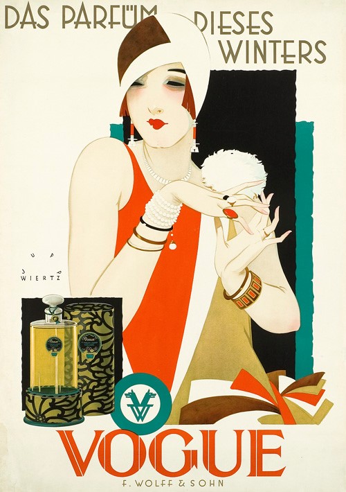 Jupp Wiertz: Plakat für den Kosmetikhersteller F. Wolff & Sohn, 1926/1927