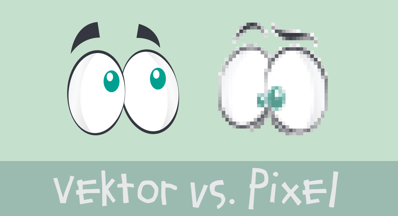 Der Unterschied zwischen Pixelgrafiken und Vektorgrafiken