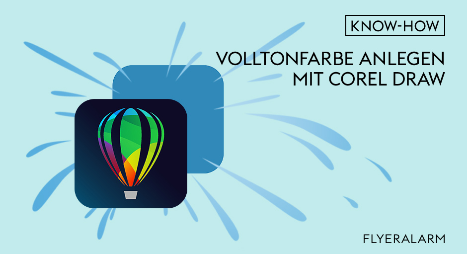 Volltonfarbe anlegen in Corel Draw