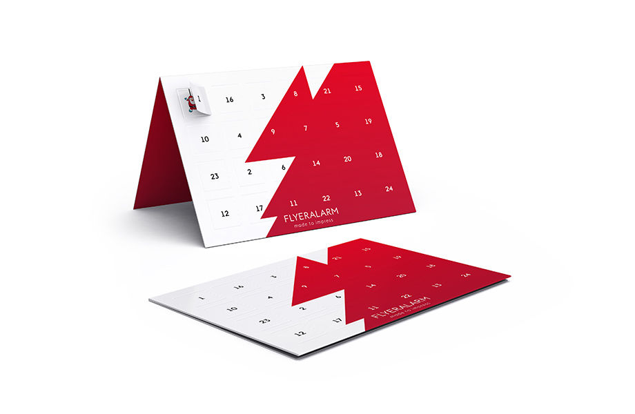 Wenskaarten adventskalender