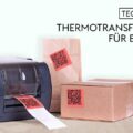 Thermotransferdruck für Etiketten auf Rolle