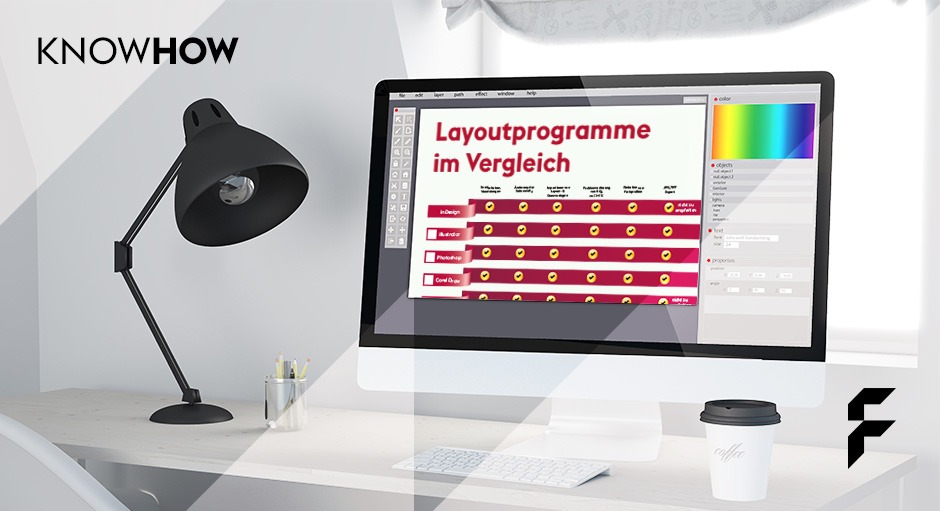 Druckdatenerstellung: Layoutprogramme im Vergleich