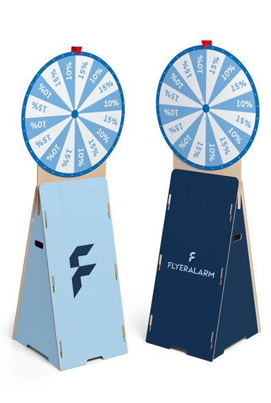 Gro&szlig;e Gl&uuml;cksr&auml;der zum Aufstellen