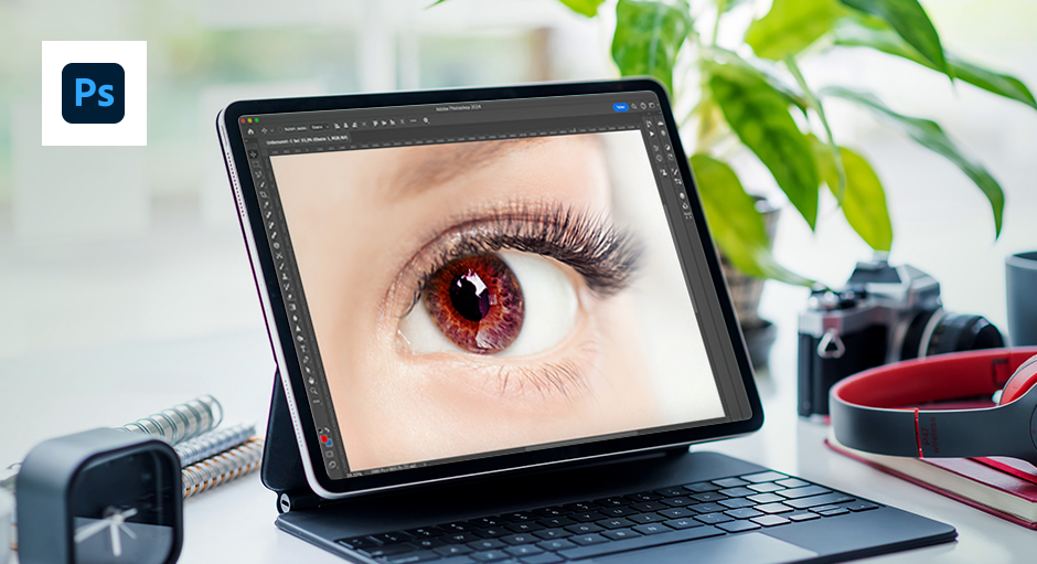 FLYERALARM Blog Titelbild Photoshop Basics: Rote-Augen-Effekt entfernen