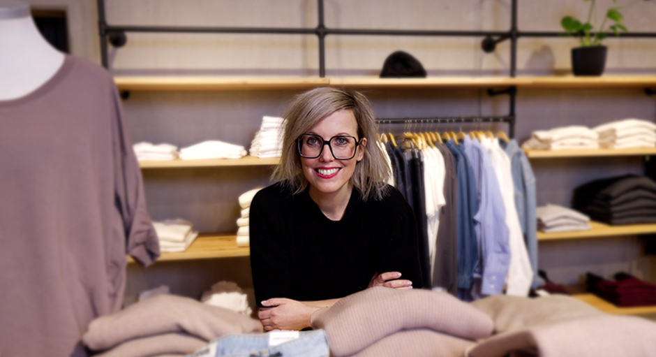 Sandra Lemmich, Inhaberin des MAINGL&Uuml;CK Stores in W&uuml;rzburg