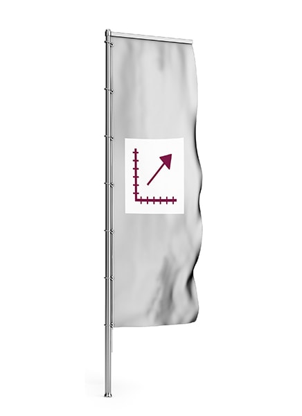 Hissflagge bedrucken