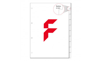 Individuell bedruckte Register