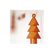 Juletræspynt orange