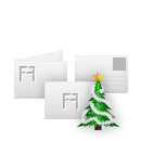 Layoumallar för julkort A6 landscape