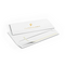 Hoogwaardige enveloppen met digitale foliedruk goud en met plakstrip