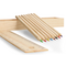 Scatola di legno per matite colorate con righello
