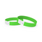 Bracelets d'accès en tyvek, monochrome vert fluo